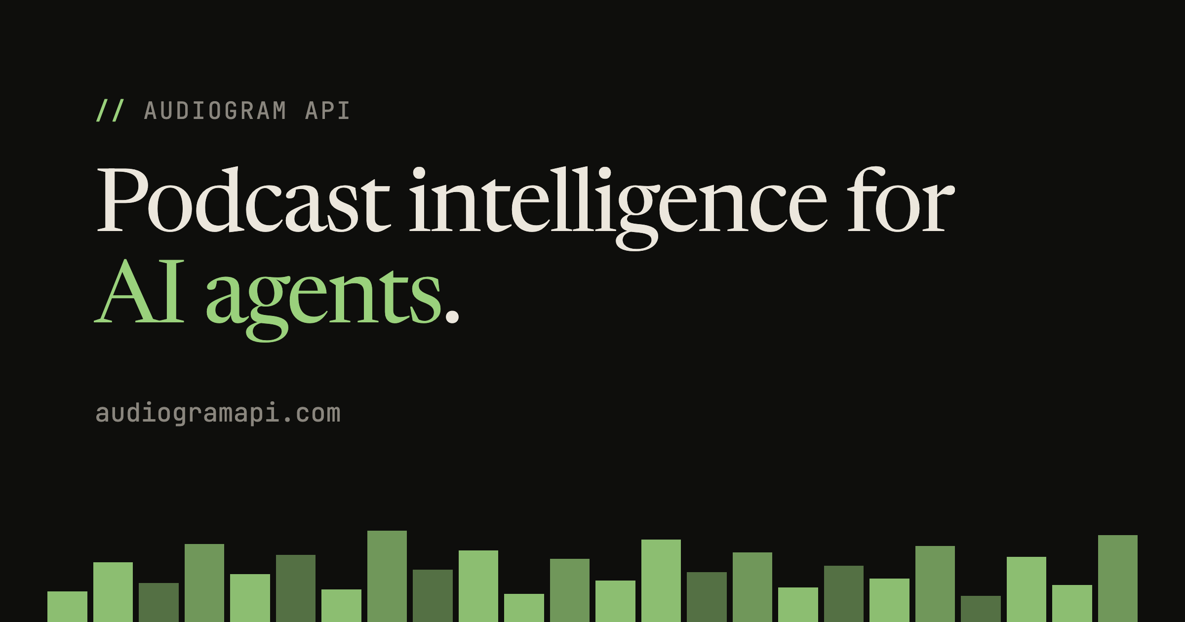 Audiogram API logo